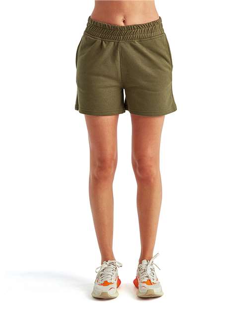 TriDri TD062 Women's Maria Jogger Shorts - Olive - model front