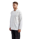 Artisan Collection by Reprime RP657 Unisex Recycled Chef Coat - White - model side