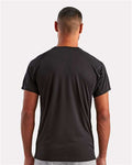 TriDri TD011 Unisex Panelled Tech T-Shirt - Black - model back