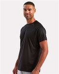 TriDri TD011 Unisex Panelled Tech T-Shirt - Black - model side
