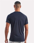 TriDri TD011 Unisex Panelled Tech T-Shirt - French Navy - model back