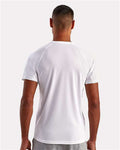 TriDri TD011 Unisex Panelled Tech T-Shirt - White - model back