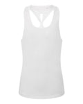 TriDri TD042 Women's Knot Back Venus Tank - White - front