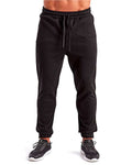 TriDri TD449 Men's Spun Dyed Joggers - Black - model front
