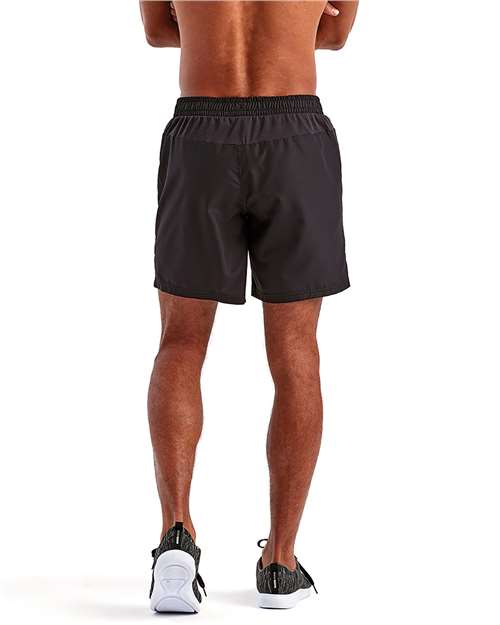 TriDri TD052 Men's Training Shorts - Black - model back