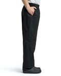 Artisan Collection by Reprime RP553 Unisex Essential Chef Pants - Black - model side