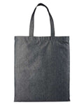 Artisan Collection by Reprime RP998 Denim Tote Bag - Black Denim - back