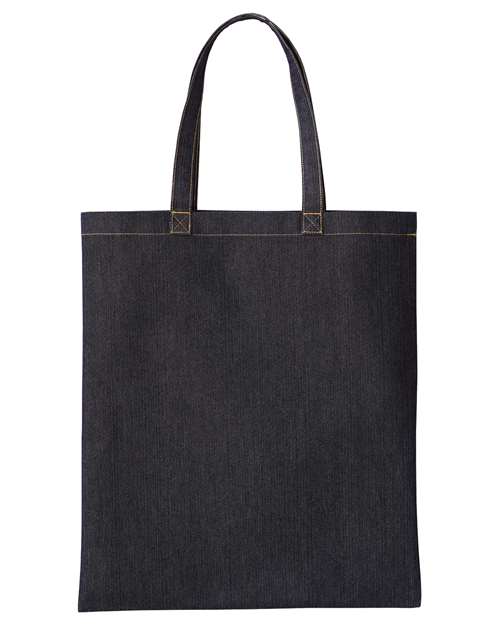 Artisan Collection by Reprime RP998 Denim Tote Bag - Indigo Denim - front