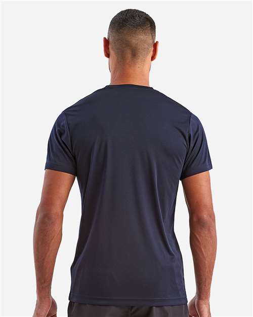 TriDri TD501 Unisex Recycled Performance T-Shirt - French Navy - model back
