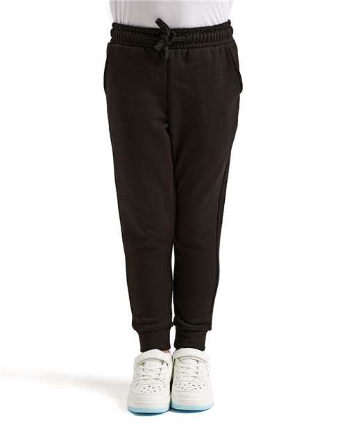 TriDri TD55B Youth Ashley Joggers - Black - model front