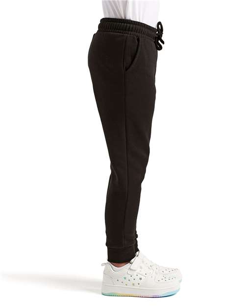 TriDri TD55B Youth Ashley Joggers - Black - model side
