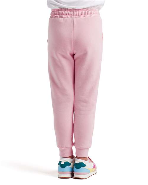 TriDri TD55B Youth Ashley Joggers - Light Pink - model back