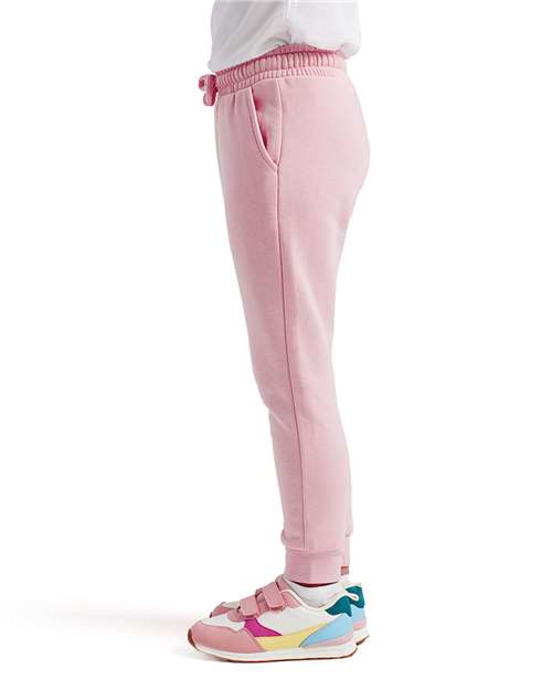 TriDri TD55B Youth Ashley Joggers - Light Pink - model side