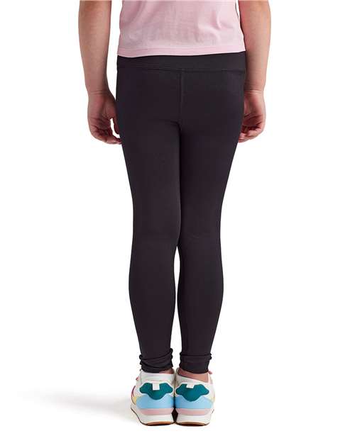 TriDri TD31B Youth Recycled Performance Legging - Black - model back