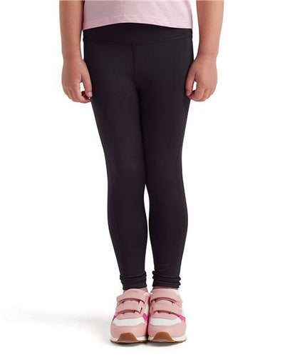 TriDri TD31B Youth Recycled Performance Legging - Black - model front