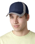 Adams Headwear RF102 Reflector Safety Cap - Navy - model front