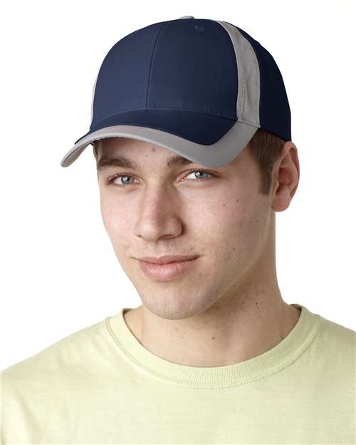 Adams Headwear RF102 Reflector Safety Cap - Navy - model front