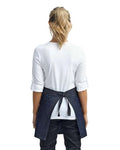 Artisan Collection by Reprime RP125 Jeans Stitch Denim Waist Apron - Indigo Denim - model back
