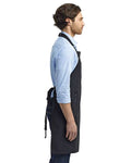 Artisan Collection by Reprime RP132 Chino Bib Apron - Black - model side