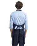 Artisan Collection by Reprime RP132 Chino Bib Apron - Navy - model back
