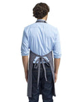 Artisan Collection by Reprime RP132 Chino Bib Apron - Steel - model back