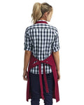 Artisan Collection by Reprime RP137 Calibre Heavy Cotton Canvas Pocket Apron - Burgundy - model back