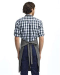 Artisan Collection by Reprime RP137 Calibre Heavy Cotton Canvas Pocket Apron - Dark Grey - model back