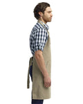 Artisan Collection by Reprime RP137 Calibre Heavy Cotton Canvas Pocket Apron - Khaki - model side