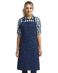 Artisan Collection by Reprime RP137 Calibre Heavy Cotton Canvas Pocket Apron - Navy - model front