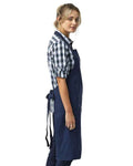 Artisan Collection by Reprime RP137 Calibre Heavy Cotton Canvas Pocket Apron - Navy - model side