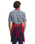 Artisan Collection by Reprime RP137 Calibre Heavy Cotton Canvas Pocket Apron - Red - model back