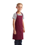 Artisan Collection by Reprime RP149 Youth Recycled Apron - Burgundy - model side