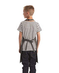 Artisan Collection by Reprime RP149 Youth Recycled Apron - Dark Grey - model back