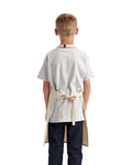 Artisan Collection by Reprime RP149 Youth Recycled Apron - Natural - model back