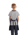 Artisan Collection by Reprime RP149 Youth Recycled Apron - Navy - model back