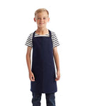 Artisan Collection by Reprime RP149 Youth Recycled Apron - Navy - model front