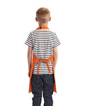 Artisan Collection by Reprime RP149 Youth Recycled Apron - Orange - model back