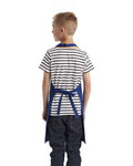 Artisan Collection by Reprime RP149 Youth Recycled Apron - Royal - model back
