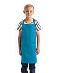 Artisan Collection by Reprime RP149 Youth Recycled Apron - Turquoise - model front
