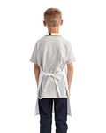 Artisan Collection by Reprime RP149 Youth Recycled Apron - White - model back
