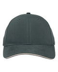 Adams Headwear PE102 Performer Cap - Forest/ Khaki - front