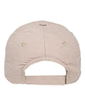 Adams Headwear PE102 Performer Cap - Khaki/ Black - back