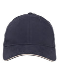 Adams Headwear PE102 Performer Cap - Navy/ Khaki - front