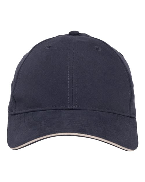 Adams Headwear PE102 Performer Cap - Navy/ Khaki - front