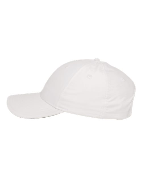 Adams Headwear PE102 Performer Cap - White/ Black - side