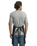 Artisan Collection by Reprime RP123 Espresso Bib Apron - Black/ Brown - model back