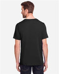 Core 365 CE111 Unisex Fusion ChromaSoft Performance T-Shirt - Black - model back