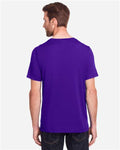 Core 365 CE111 Unisex Fusion ChromaSoft Performance T-Shirt - Campus Purple - model back