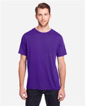 Core 365 CE111 Unisex Fusion ChromaSoft Performance T-Shirt - Campus Purple - model front