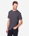 Core 365 CE111 Unisex Fusion ChromaSoft Performance T-Shirt - Carbon - model side